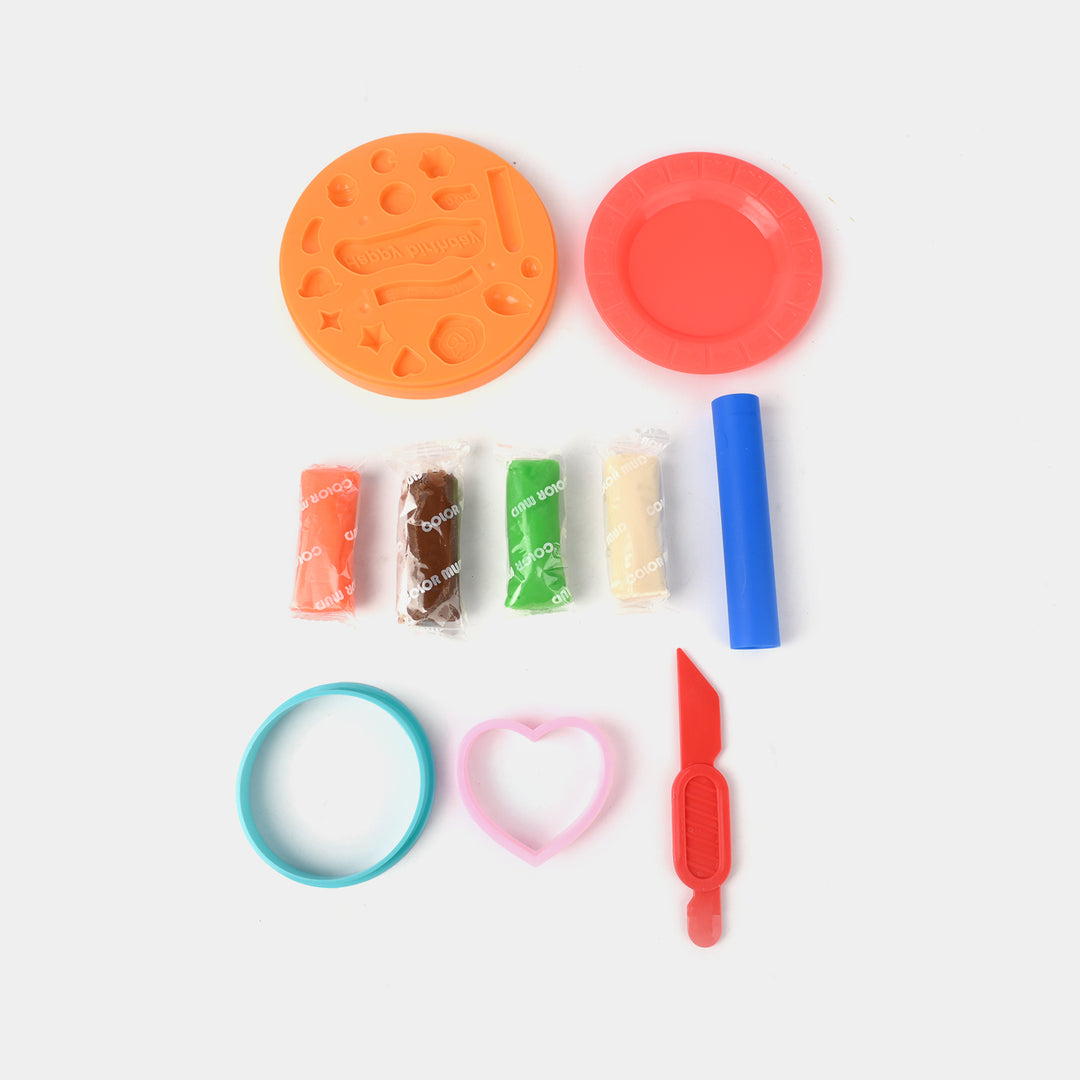 DIY Color Cake Play Dough Set for Kids