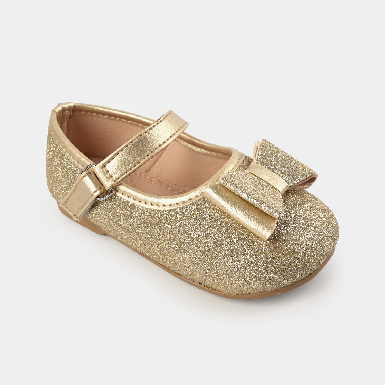 Girls Pumps JS-006-Golden Price in Pakistan | Bachaa Party