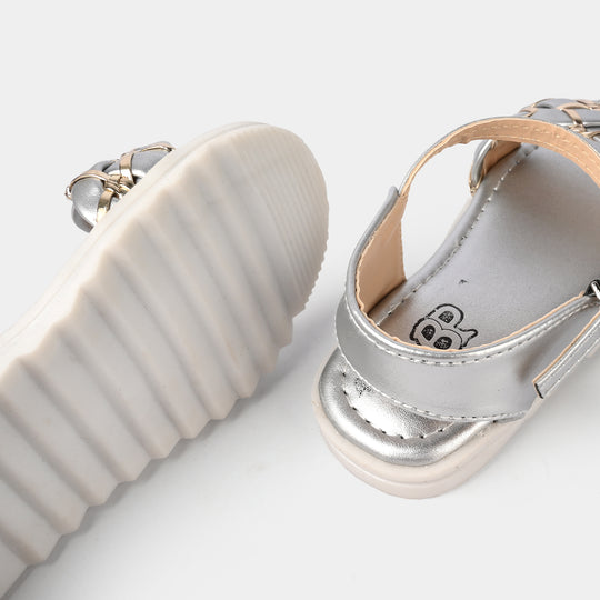 Girls Sandal DM-003-SILVER