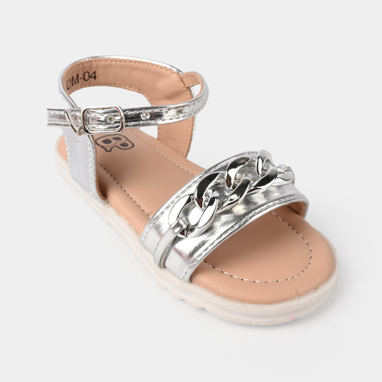 Girls Sandal DM-004-SILVER