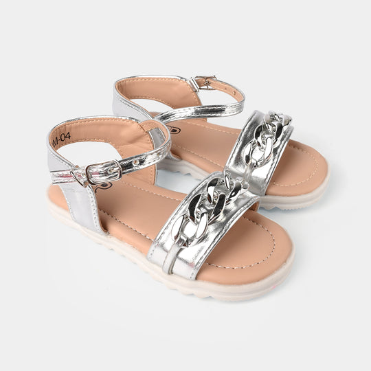 Girls Sandal DM-004-SILVER
