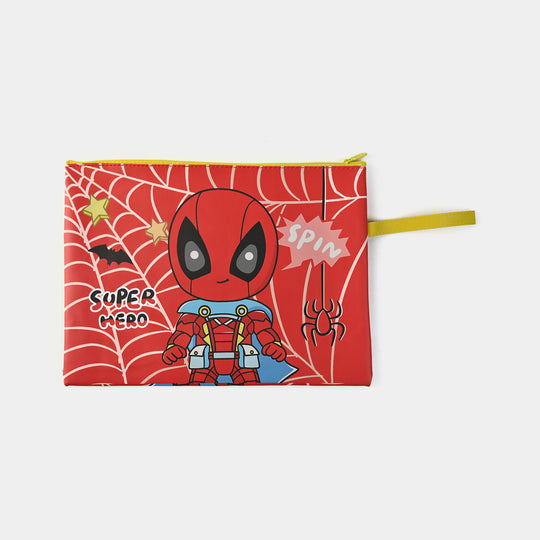 Zipper Stationery Pouch A4 For Kids