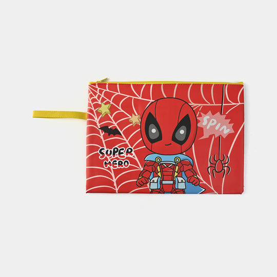 Zipper Stationery Pouch A4 For Kids