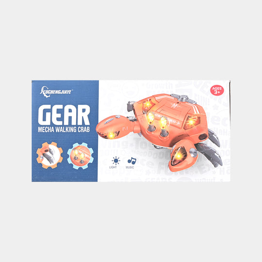 Musical Crawling Crab Toy With Light & Sound