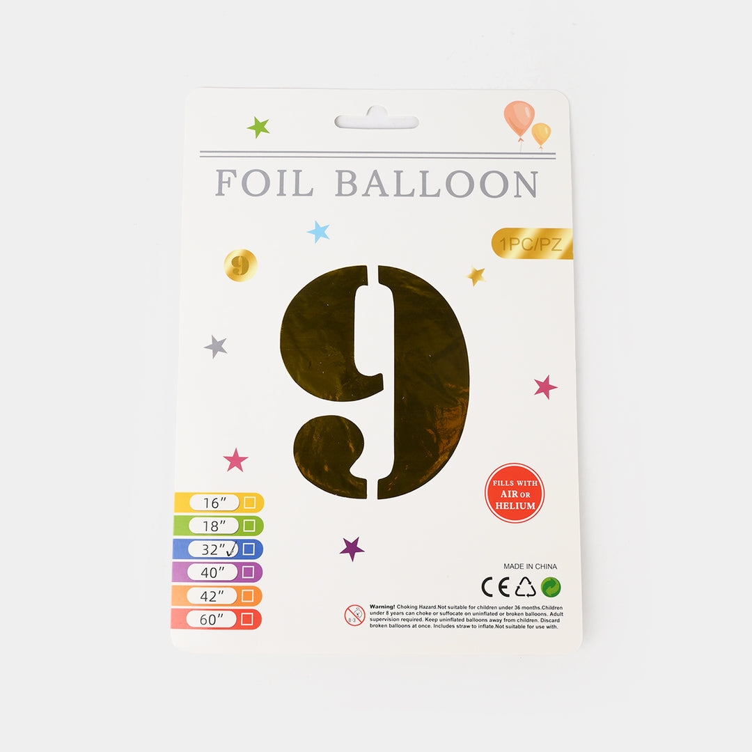 32-Inch Tall Letter Foil Balloons For Celebrations