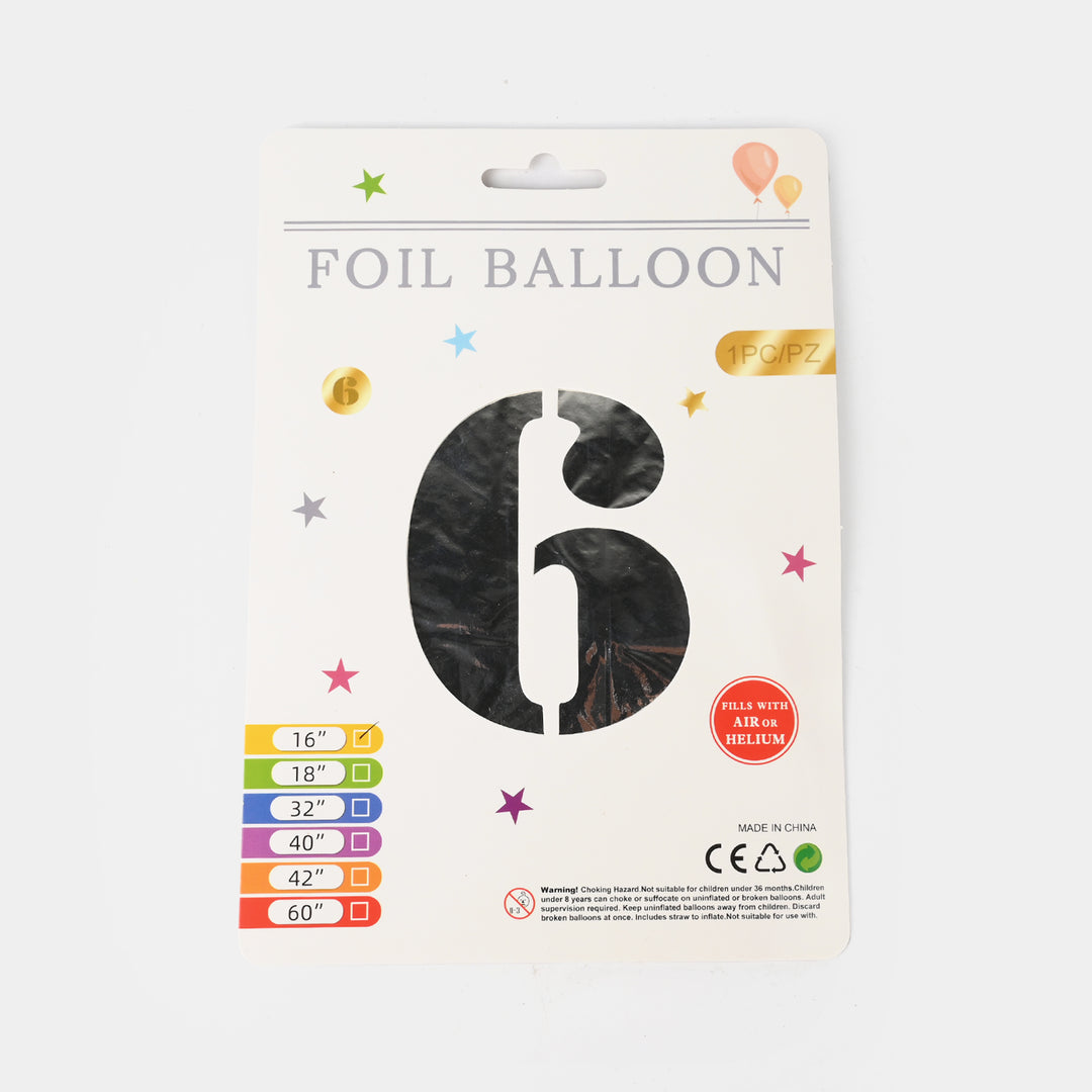 16-Inch Tall Letter Foil Balloons For Celebrations