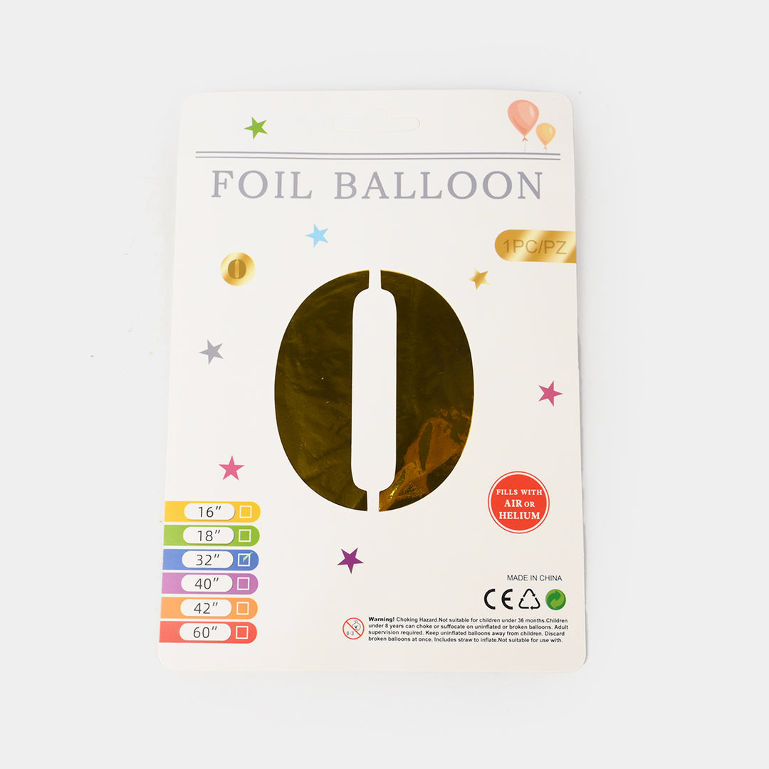 32-Inch Tall Letter Foil Balloons For Celebrations