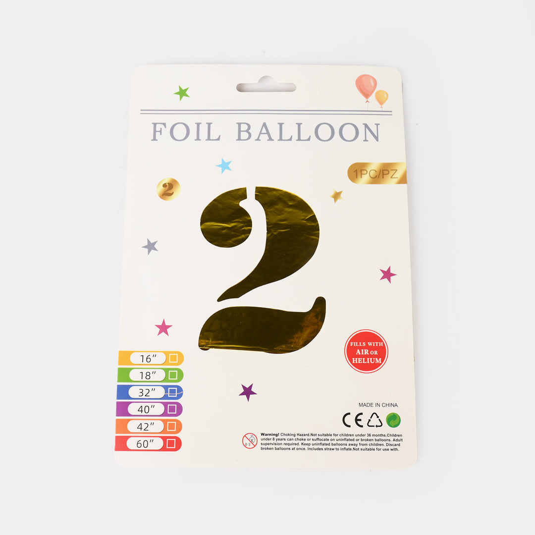 32-Inch Tall Letter Foil Balloons For Celebrations