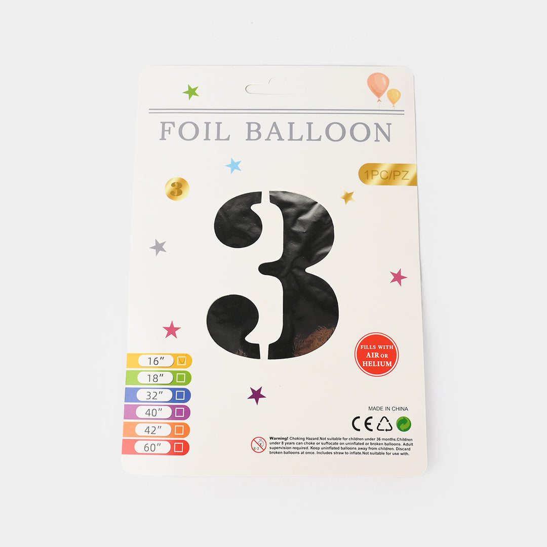 16-Inch Tall Letter Foil Balloons For Celebrations