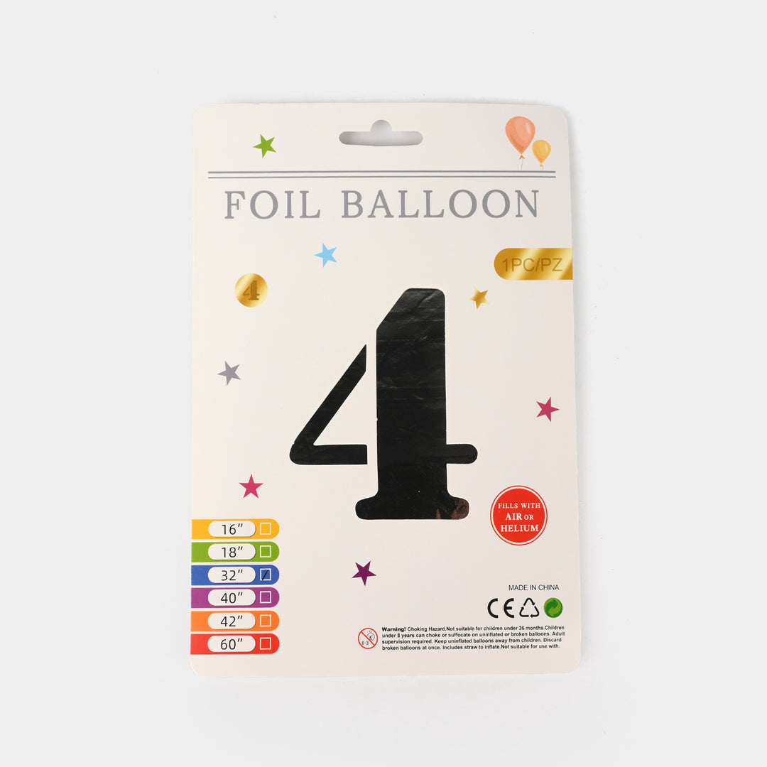 32-Inch Tall Letter Foil Balloons For Celebrations