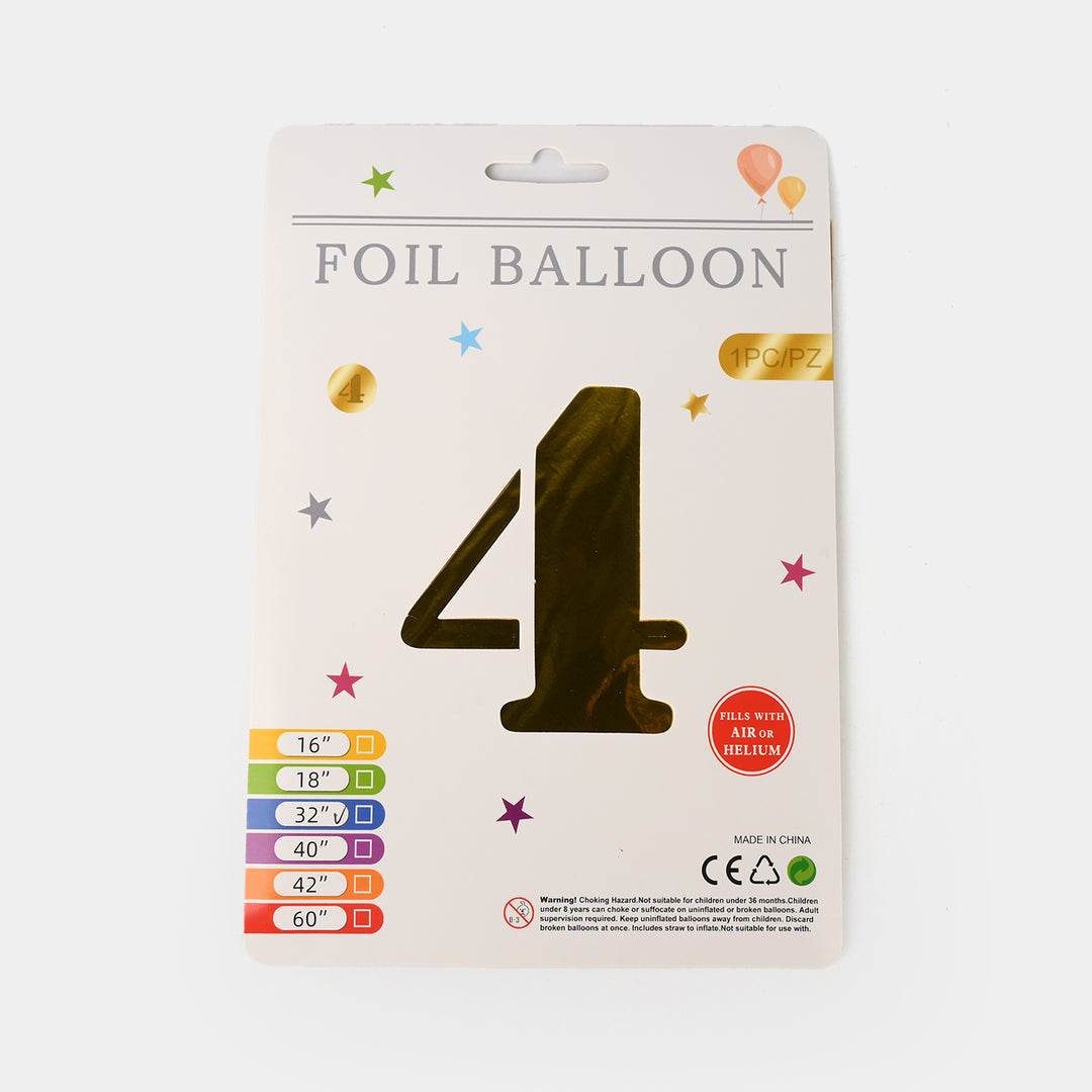 32-Inch Tall Letter Foil Balloons For Celebrations
