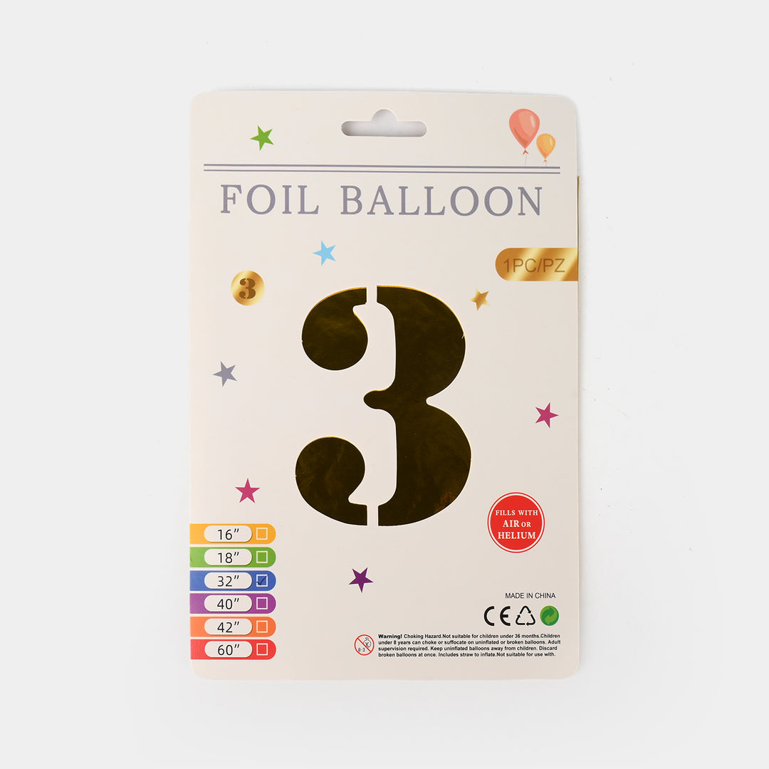 32-Inch Tall Letter Foil Balloons For Celebrations