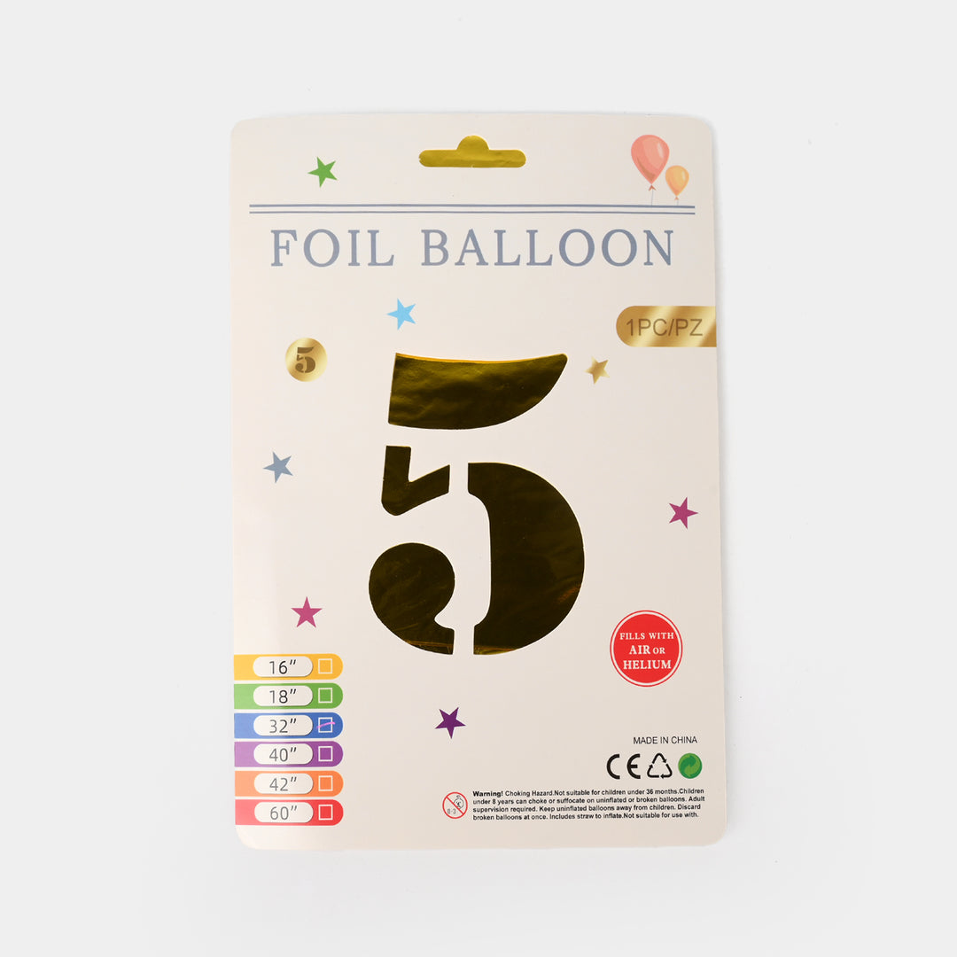 32-Inch Tall Letter Foil Balloons For Celebrations