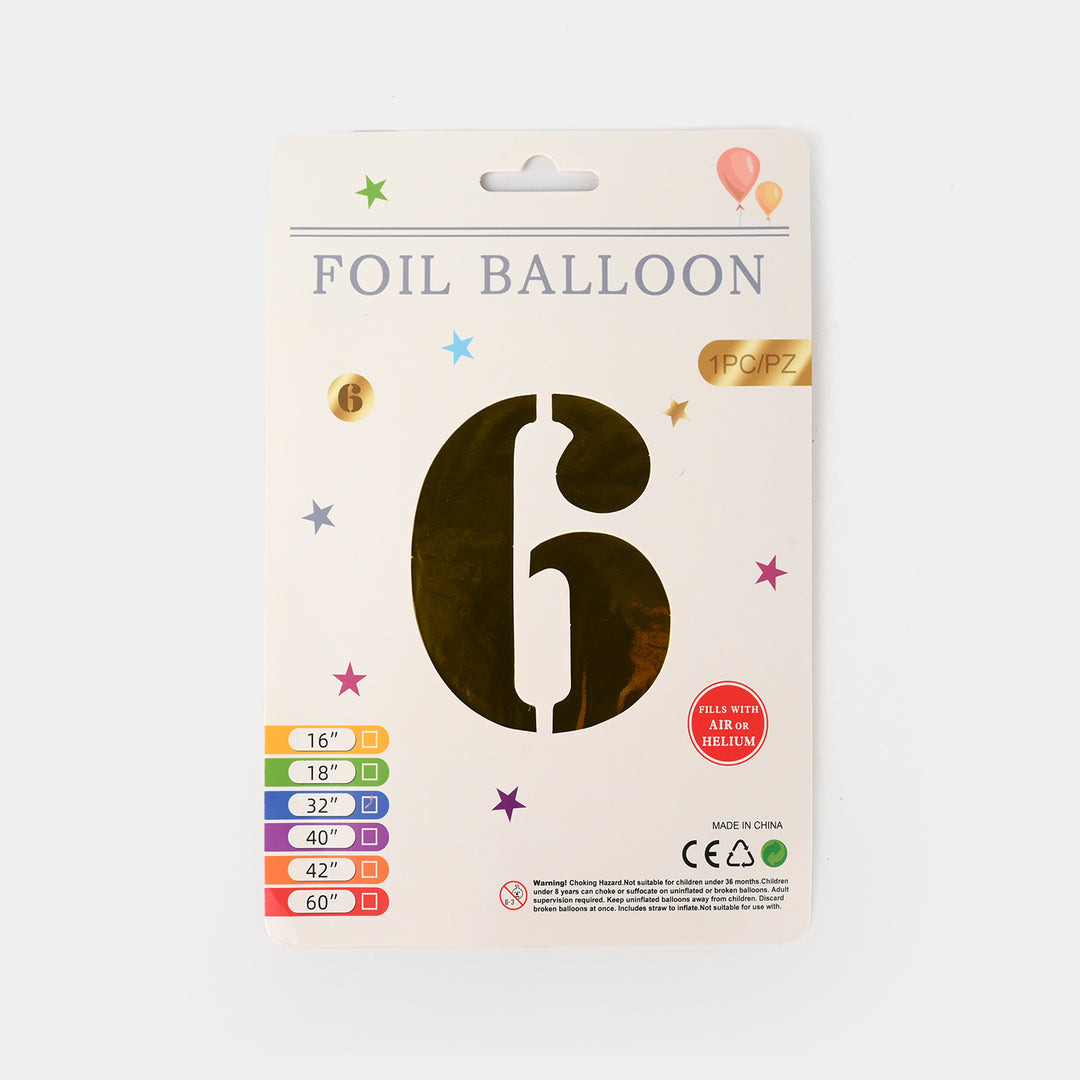 32-Inch Tall Letter Foil Balloons For Celebrations