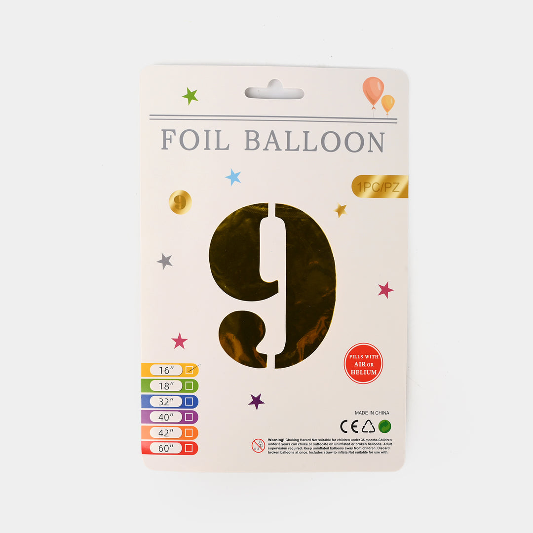 16-Inch Tall Letter Foil Balloons For Celebrations