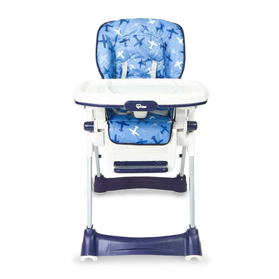 Tinnies Baby High Chair BG-89 Aeroplan Blue