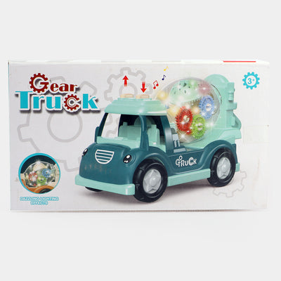 Light and Sound Funny Gear Truck Toy