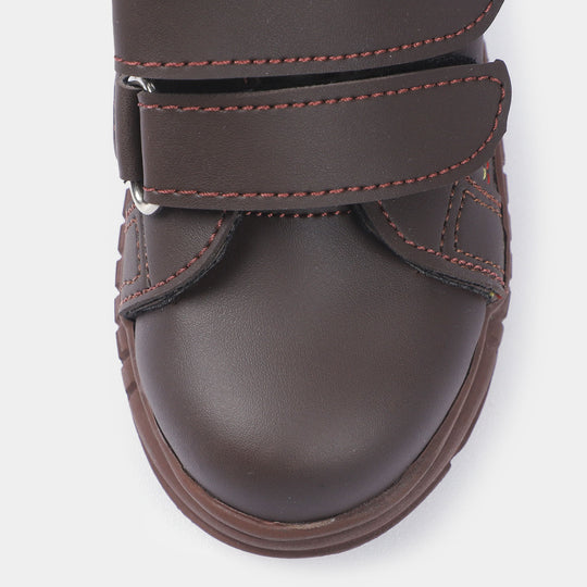 Boys Boots 2556-8-COFFEE