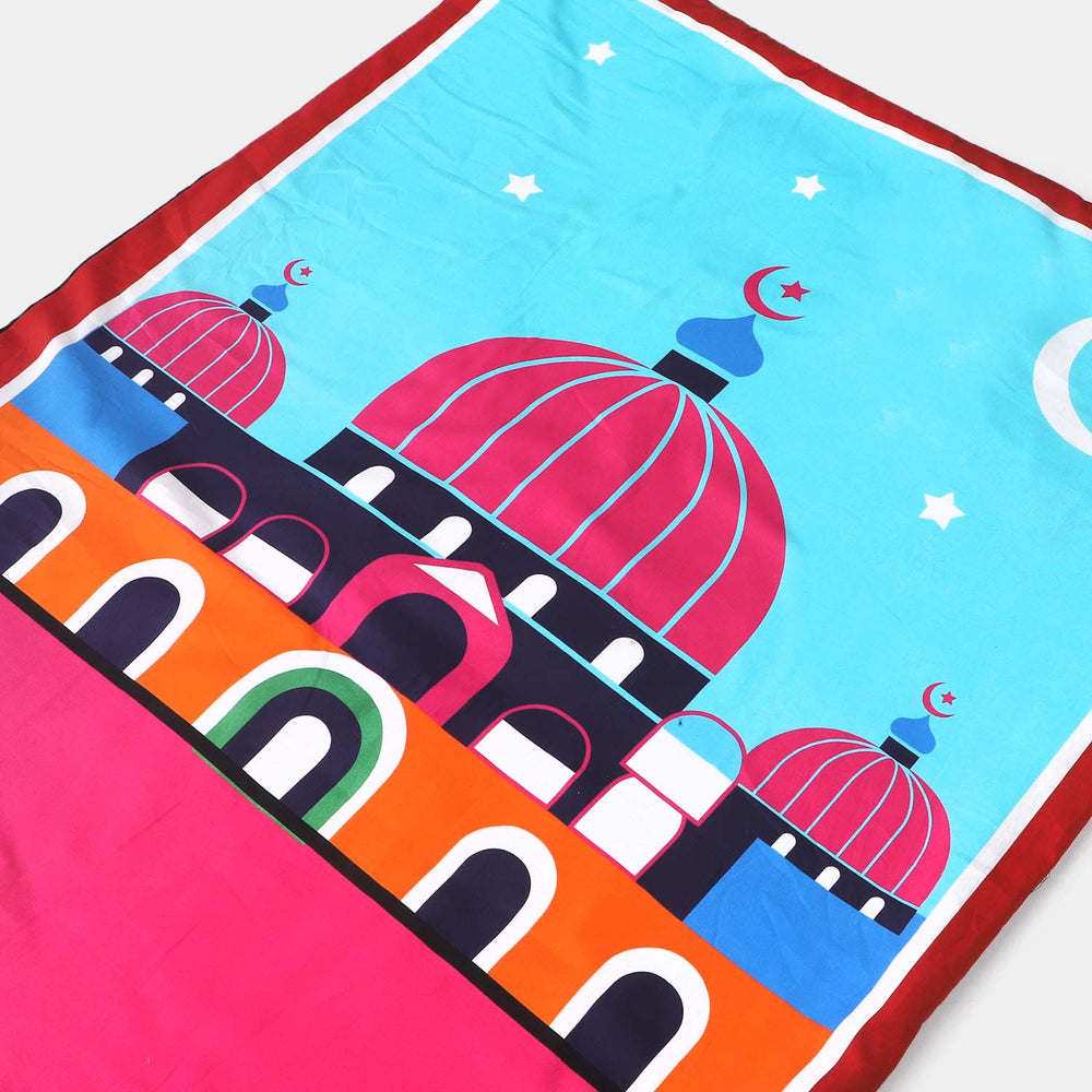 Kids Islamic Prayer Mat -Blue/Pink