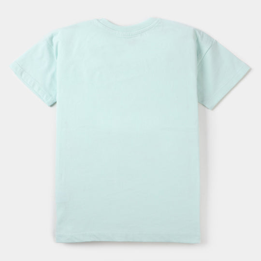 Girls T-Shirt Character - Sky Blue