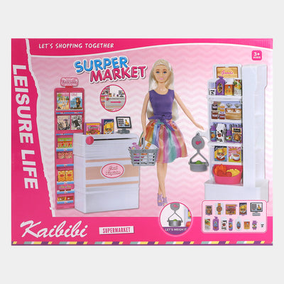 Supermarket Doll Playset For Girls