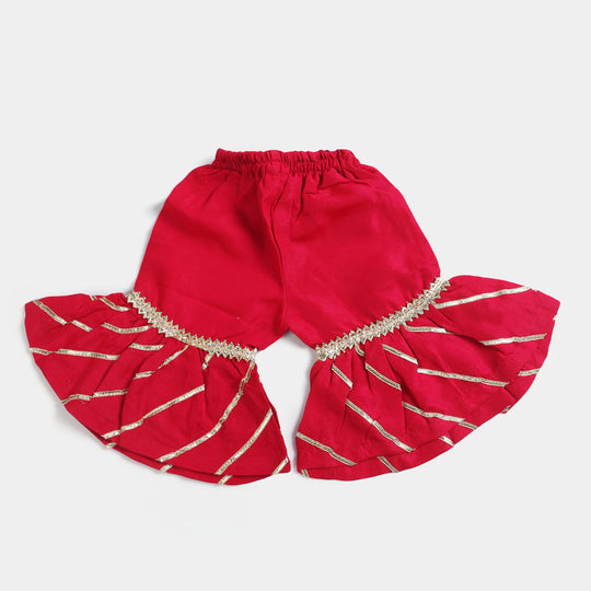 Infant Girls 2PCs Suit Rangeen-Golden