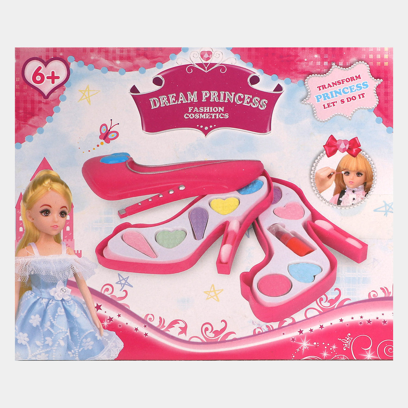 Dream Princess Fashion Cosmetic Toy Set For Girls