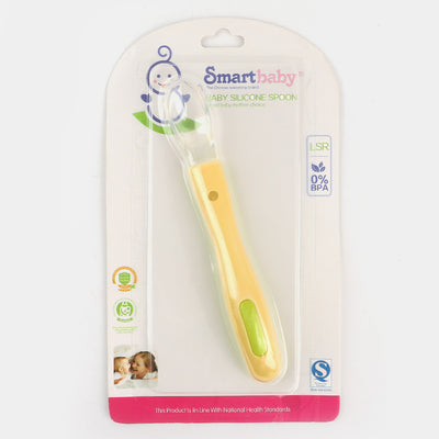 Baby Silicon Spoon | Yellow