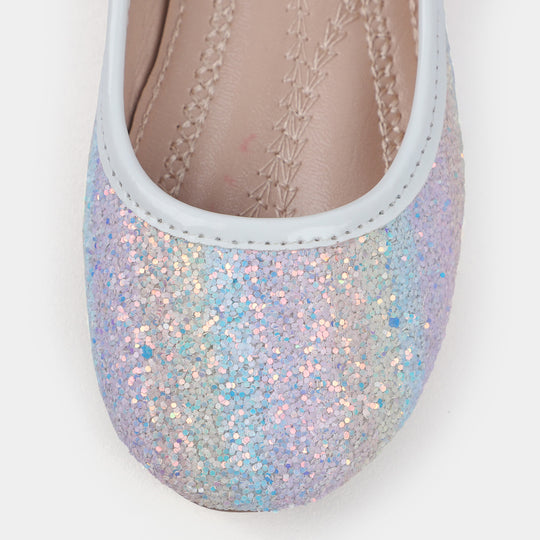 Girls Pumps 80-23-Pink/Multi