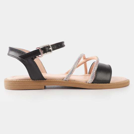Girls Sandal 456-60-BLACK