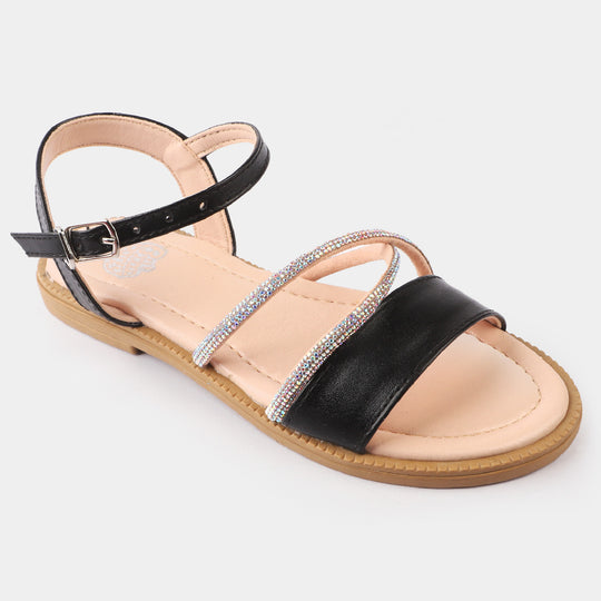 Girls Sandal 456-60-BLACK