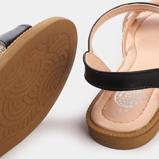 Girls Sandal 456-60-BLACK