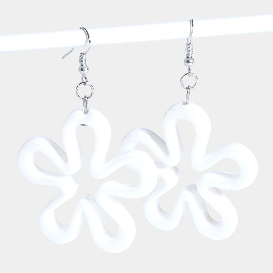 Elegant Design Flower Earrings For Girls