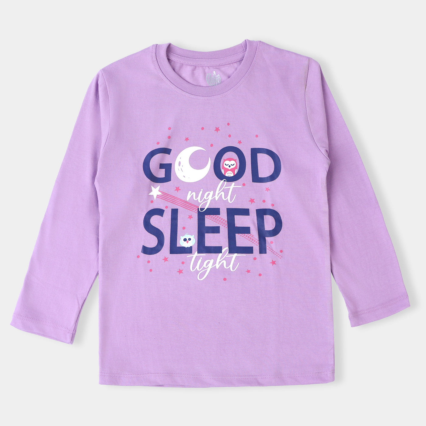 Girls Knitted Night Suit Sleep Tight-Sky Blue