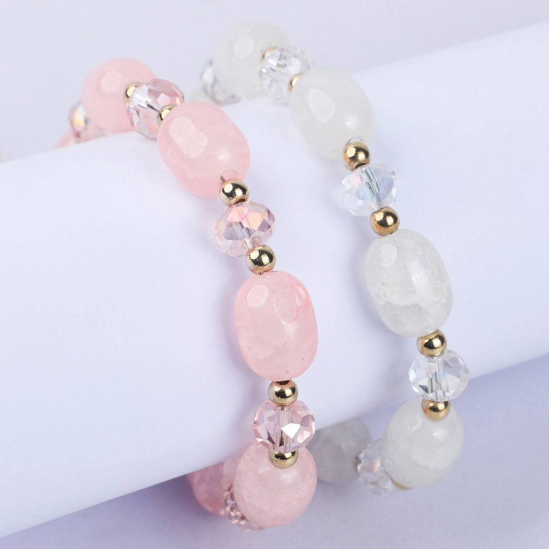 Fancy Crystal Beaded Bracelet For Girls