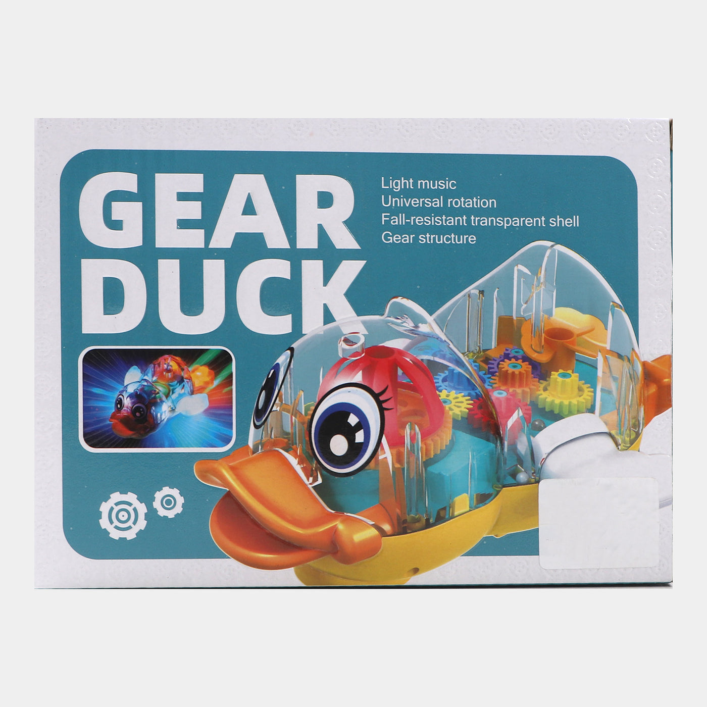 Transparent Gear Duck For Kids