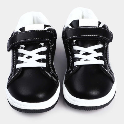 Boys Sneakers 24-102-Black/White