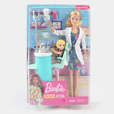Barbie Doll Dentist With Play Set For Girls