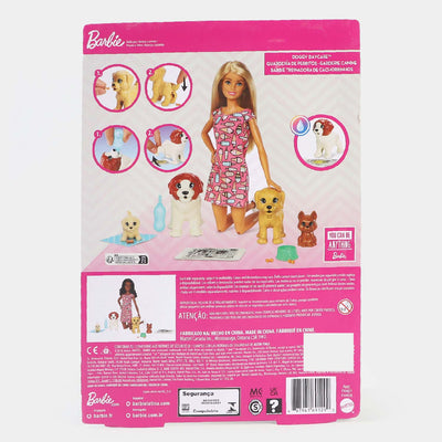 Barbie Doll Doggy Day Care Play Set For Girls