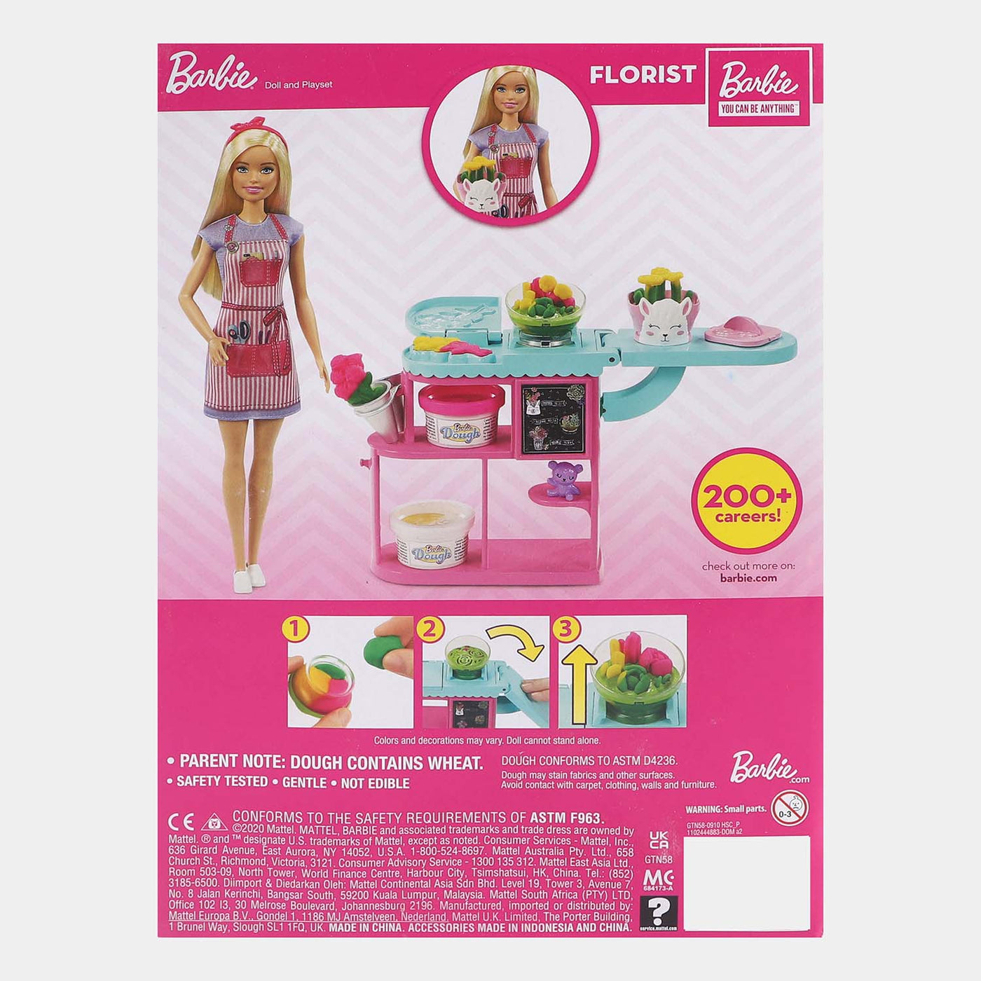 Barbie Doll With Play Dough Set