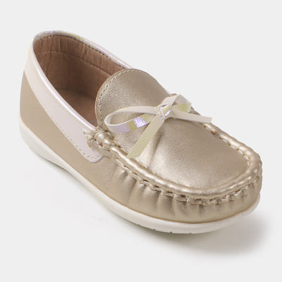 Girls Loafers 202109-3 - Gold