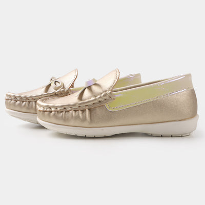 Girls Loafers 202109-3 - Gold