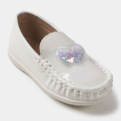 Girls Loafers 202109-2 - White