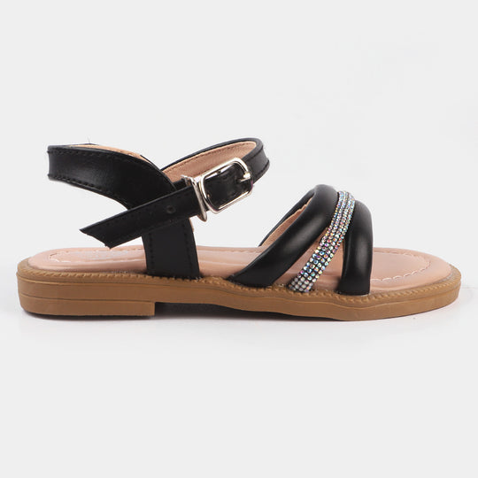 Girls Sandals 1278-BLACK