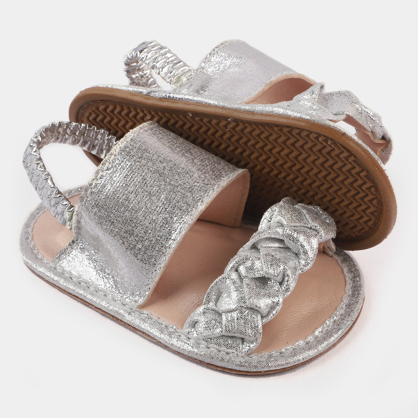 Baby Girls Shoes 1925-SILVER
