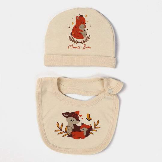 Infant Girls Cotton 6Pc Set Mummy's Girl-B. Cream