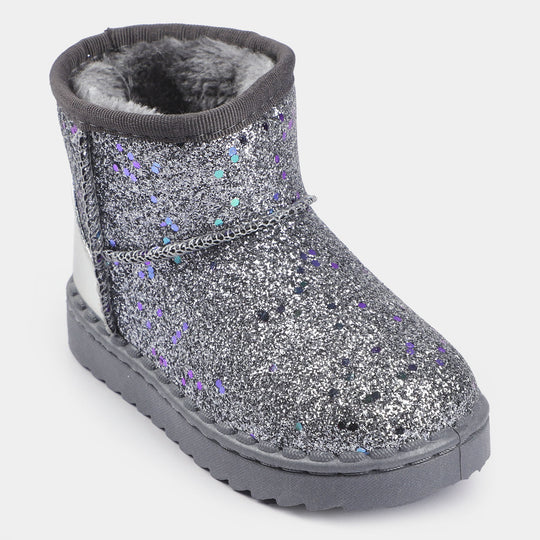Girls Boots PS-02-GREY