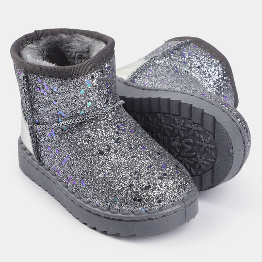 Girls Boots PS-02-GREY