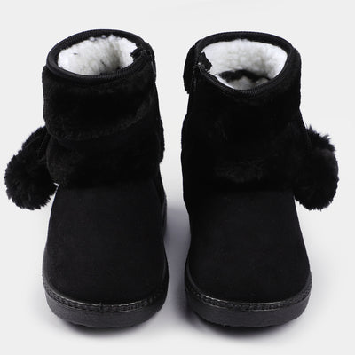 Girls Boots PS-04-BLACK