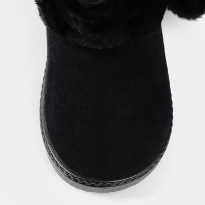 Girls Boots PS-04-BLACK